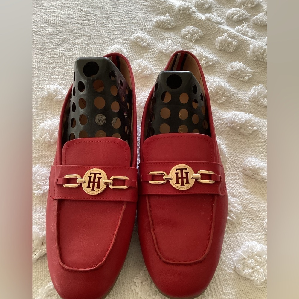 Tommy Hilfiger Red loafer shoes-SZ 8.5